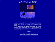 Tablet Screenshot of petrescue.com